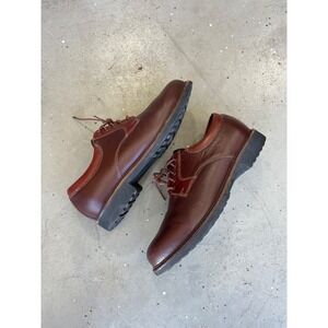 Neil M Dress Shoes Mens 9 EEE Cognac Brown Leather  Wynne Oxford Lace Up